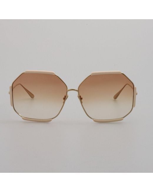 Linda Farrow Multicolor Alona Oversized Optical Frame