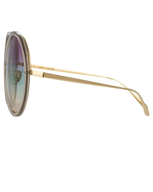 Linda Farrow Multicolor Kew Sunglasses