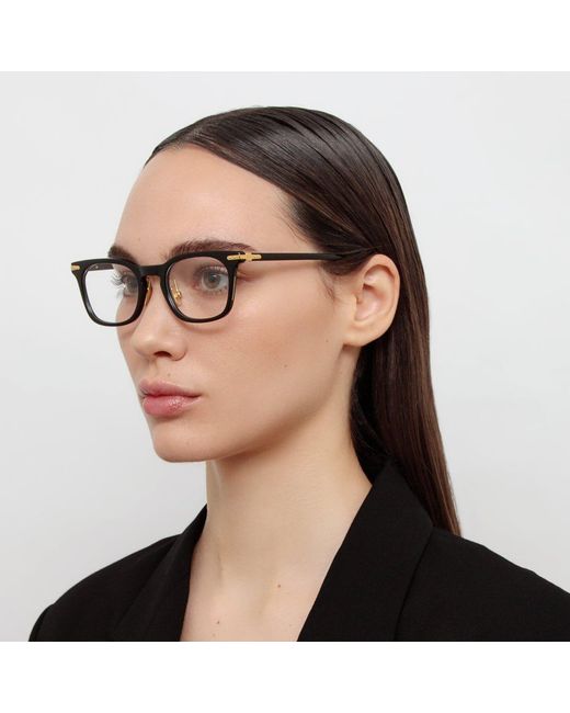 Linda Farrow Black Men's Hawkin Optical