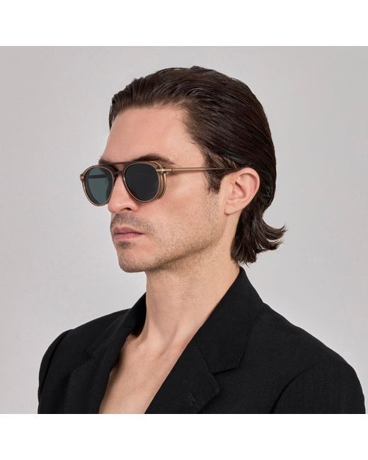 Linda Farrow Brown Sutton Sunglasses