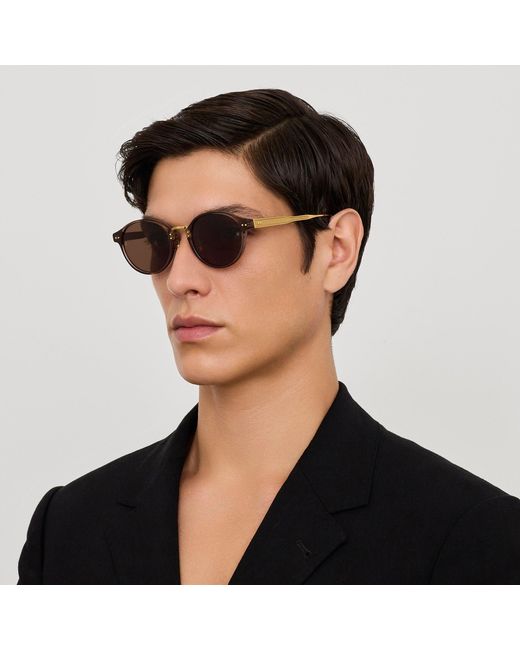 Linda Farrow Brown Marco Sunglasses