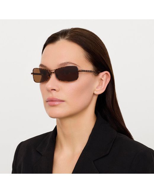 Jacquemus Brown Statzione Sunglasses