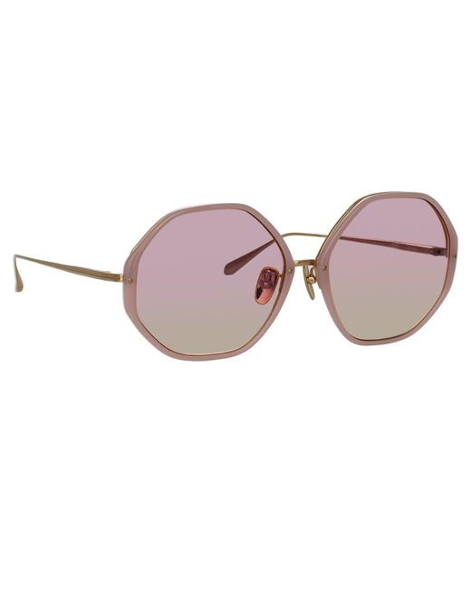 Linda Farrow Brown Alona Sunglasses