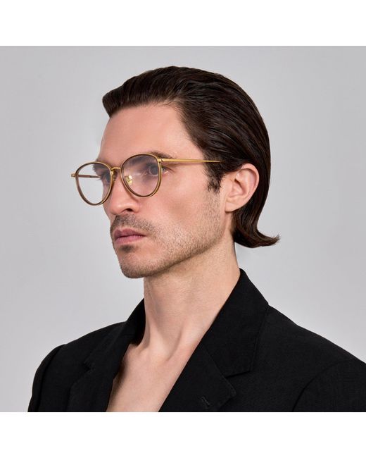 Linda Farrow Brown Dahlia Optical