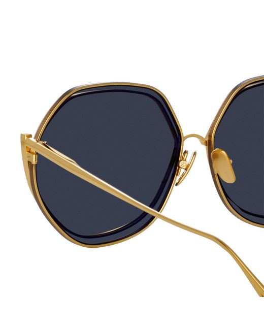 Linda Farrow Brown Aspen Sunglasses