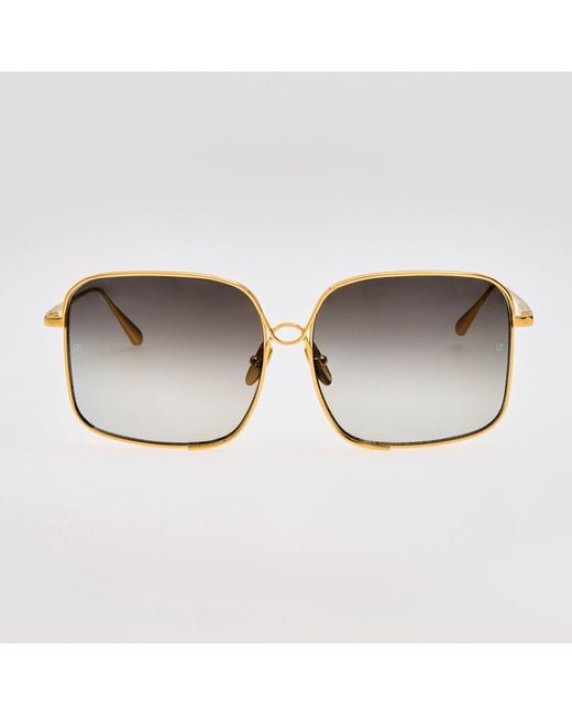 Linda Farrow Brown Genevieve Sunglasses