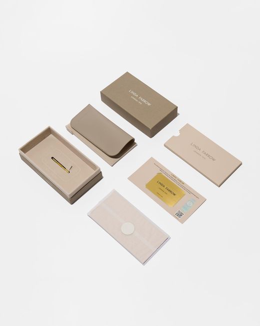 Linda Farrow Brown Men's Arch Optical
