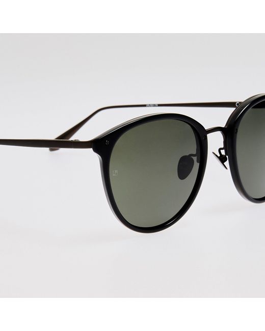 Linda Farrow Black Calthorpe Sunglasses for men