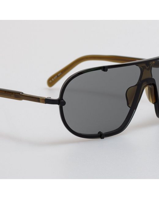 Dries Van Noten Gray Aviator Sunglasses
