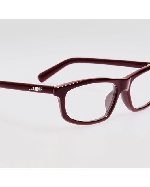 Jacquemus Brown Cuadro Optical