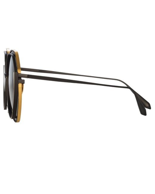 Linda Farrow Brown Aspen Sunglasses