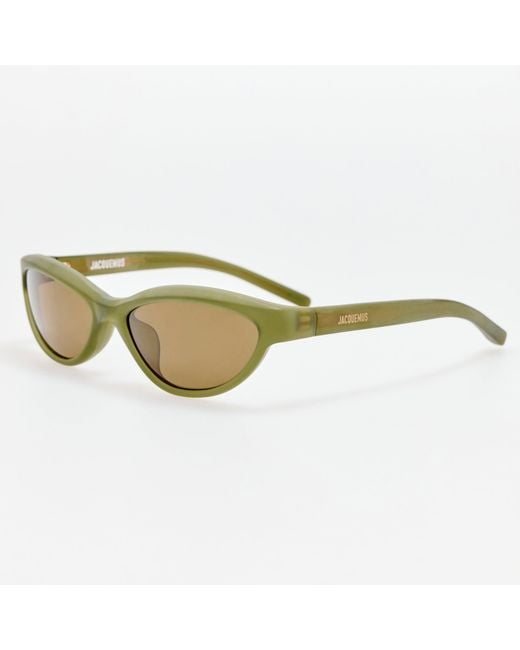 Jacquemus Brown Curvo Sunglasses