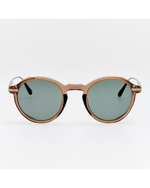 Linda Farrow Brown Orion Explorer Sunglasses