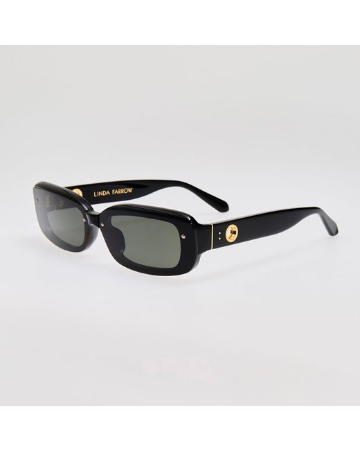 Linda Farrow Brown Flick Sunglasses