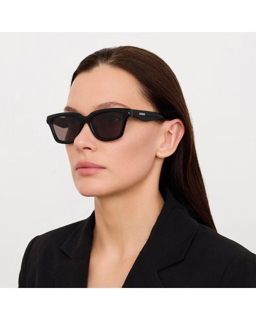 Jacquemus Brown Carre Sunglasses