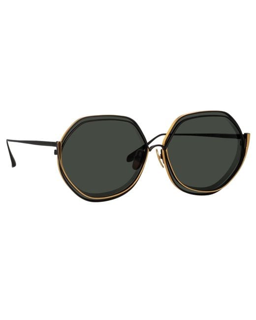Linda Farrow Brown Aspen Sunglasses