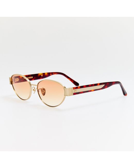 Linda Farrow Brown Sheri Sunglasses
