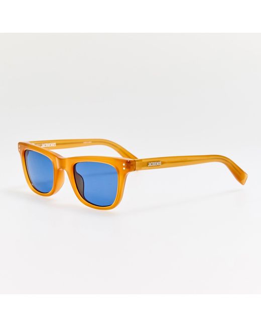 Jacquemus Blue Pilotis Sunglasses