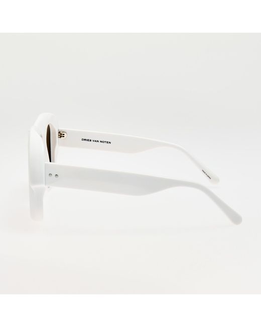 Dries Van Noten Brown Oversize Sunglasses
