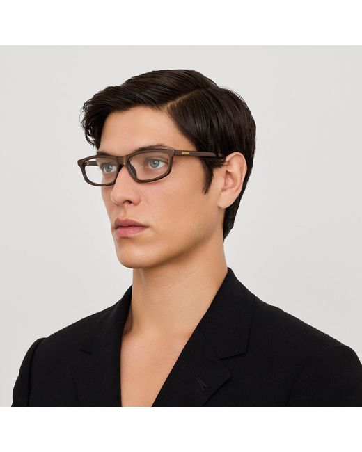 Jacquemus Brown Cuadro Optical