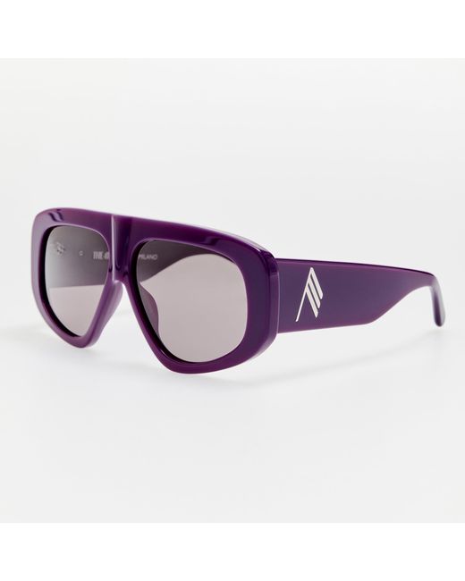 The Attico Purple Milano Sunglasses