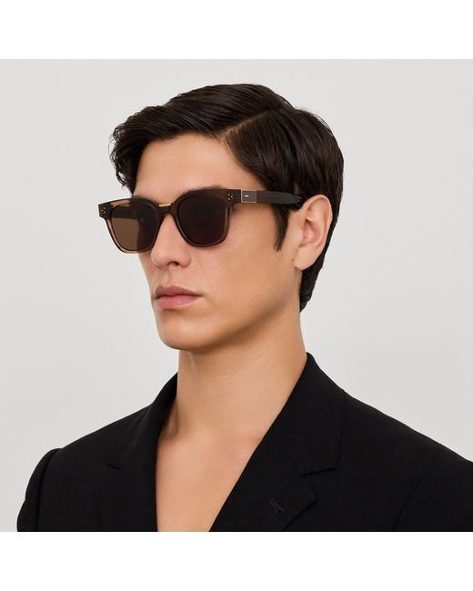 Linda Farrow Brown Sanchez Sunglasses