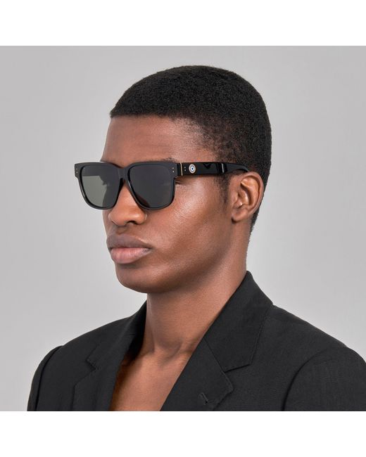 Linda Farrow Black Perry Talisman Sunglasses