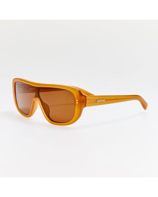 Jacquemus Brown Masco Sunglasses