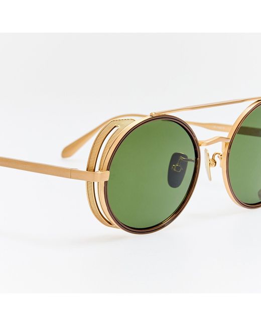Linda Farrow Green Baret Explorer Sunglasses