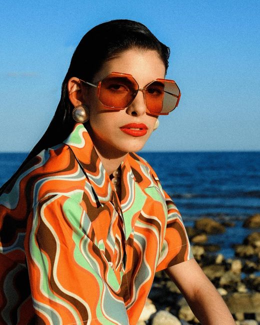 Linda Farrow Brown Margot Sunglasses