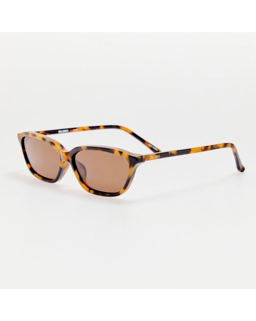 The Attico Brown Libby Sunglasses