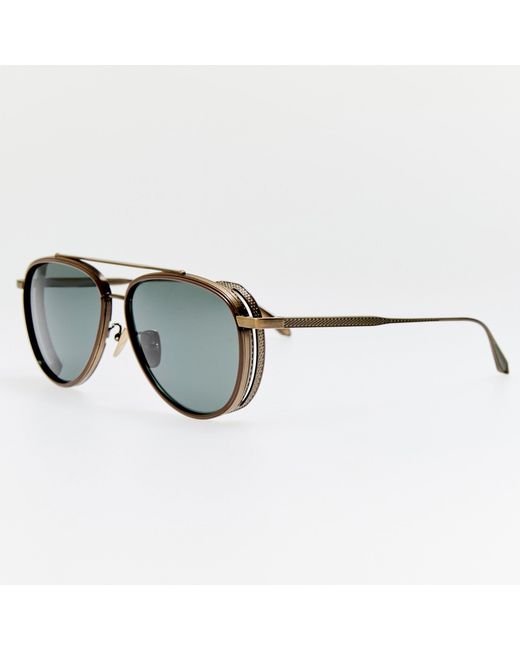 Linda Farrow Brown Cortes Explorer Sunglasses