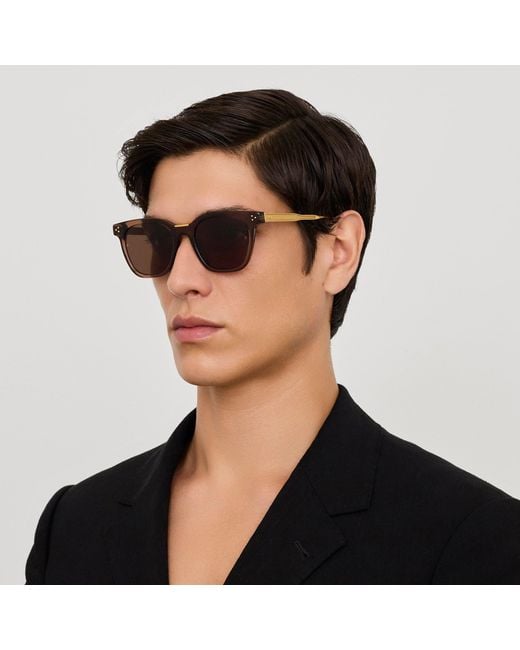 Linda Farrow Brown Evan Sunglasses