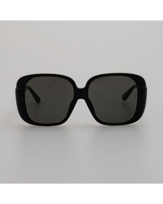 Linda Farrow Black Mima Sunglasses