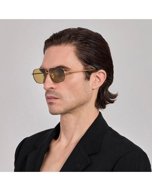 Linda Farrow Brown Arden Sunglasses