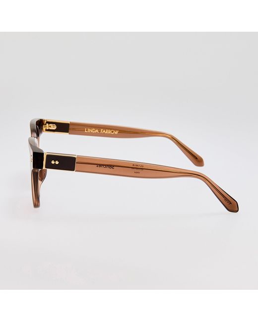 Linda Farrow Brown Sanchez Sunglasses