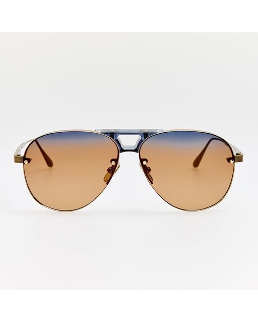 Linda Farrow Brown Taya Sunglasses