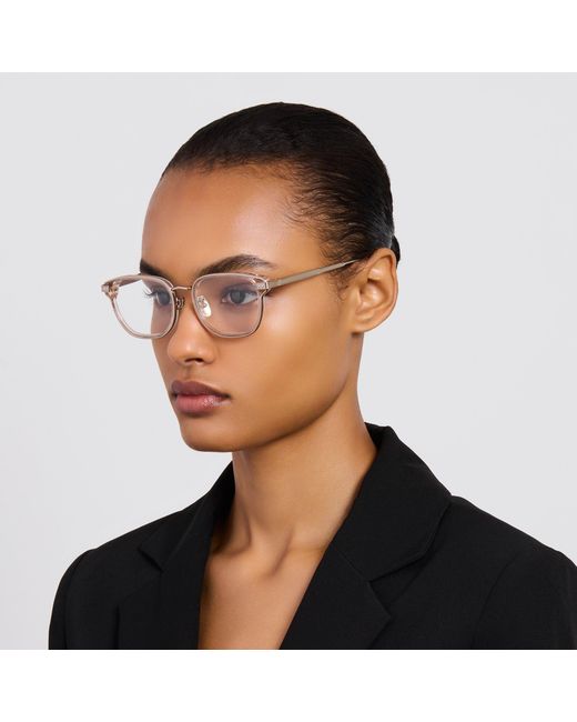 Linda Farrow Brown Dahlia Optical