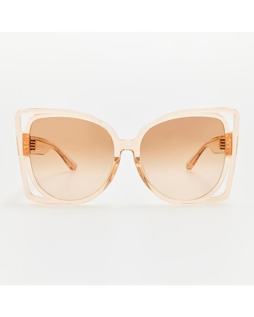 Linda Farrow Brown Astra Sunglasses