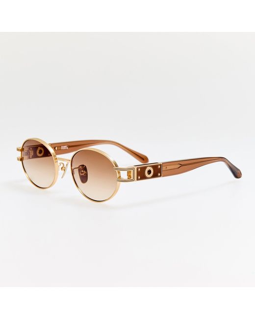 Linda Farrow Brown Phoebe Sunglasses