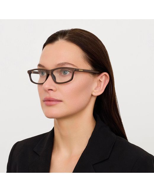 Jacquemus Brown Cuadro Optical