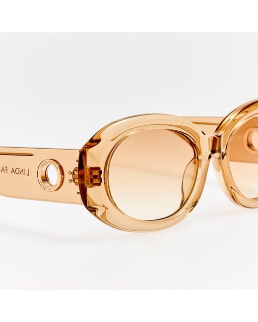 Linda Farrow Brown Lina Sunglasses