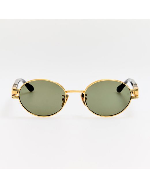 Linda Farrow Brown Phoebe Sunglasses