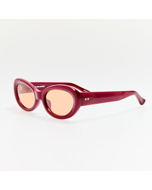 Dries Van Noten Pink Oval Sunglases