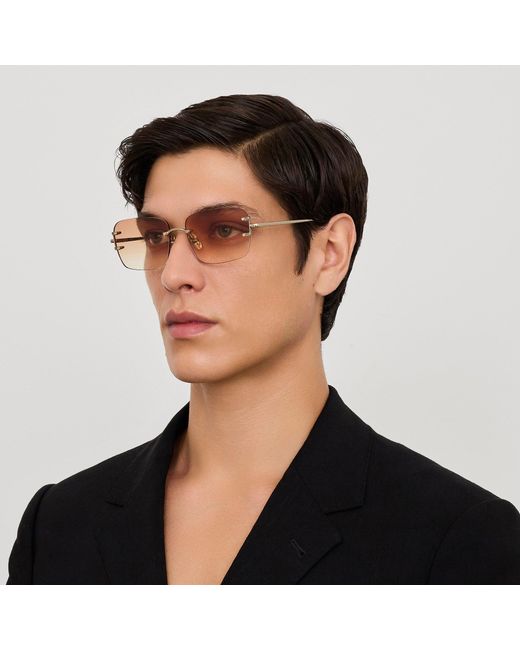 Linda Farrow Brown Sasha Sunglasses