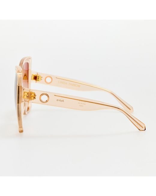 Linda Farrow Brown Astra Sunglasses