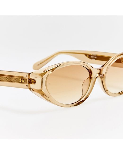Linda Farrow Natural Lyra Sunglasses