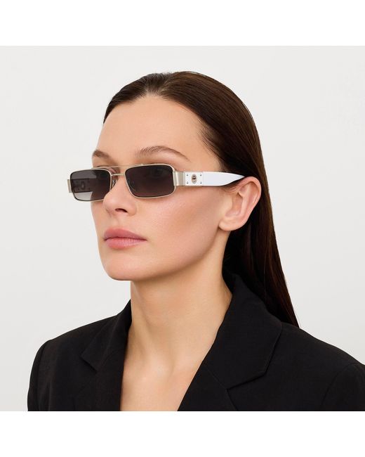 Linda Farrow Brown Joey Sunglasses