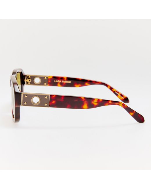 Linda Farrow Brown Delmare Sunglasses
