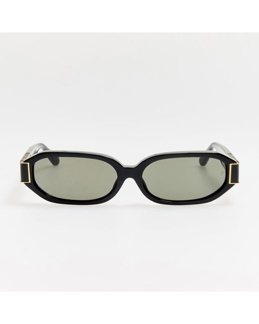 Linda Farrow Brown Laura Sunglasses